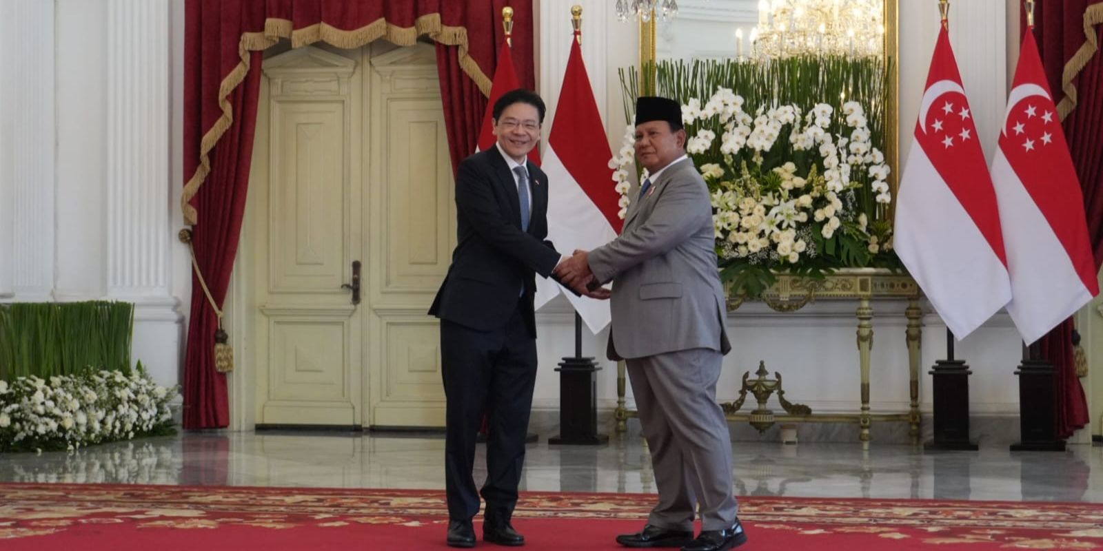 Bertemu PM Singapura, Prabowo Serukan Kekerasan di Palestina dan Lebanon Segera Dihentikan