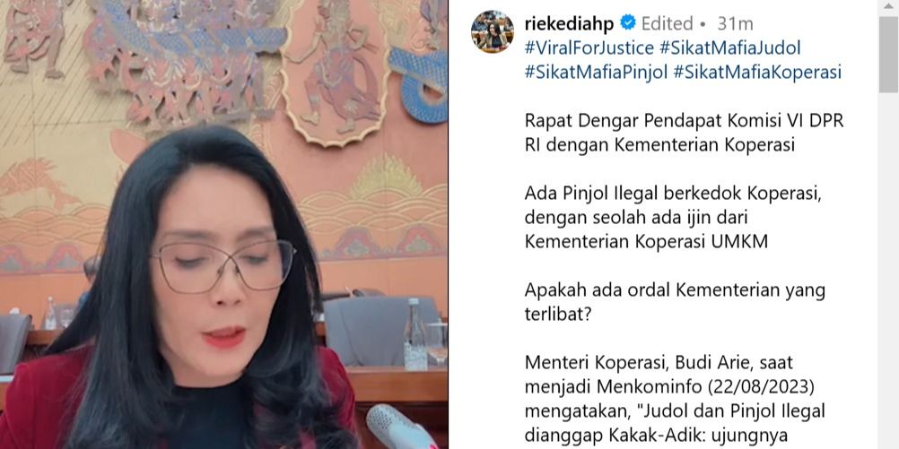 Keras, Rieke 'Oneng' Rapat Bareng Budi Arie Desak Bongkar Pinjol Ilegal Berkedok Koperasi