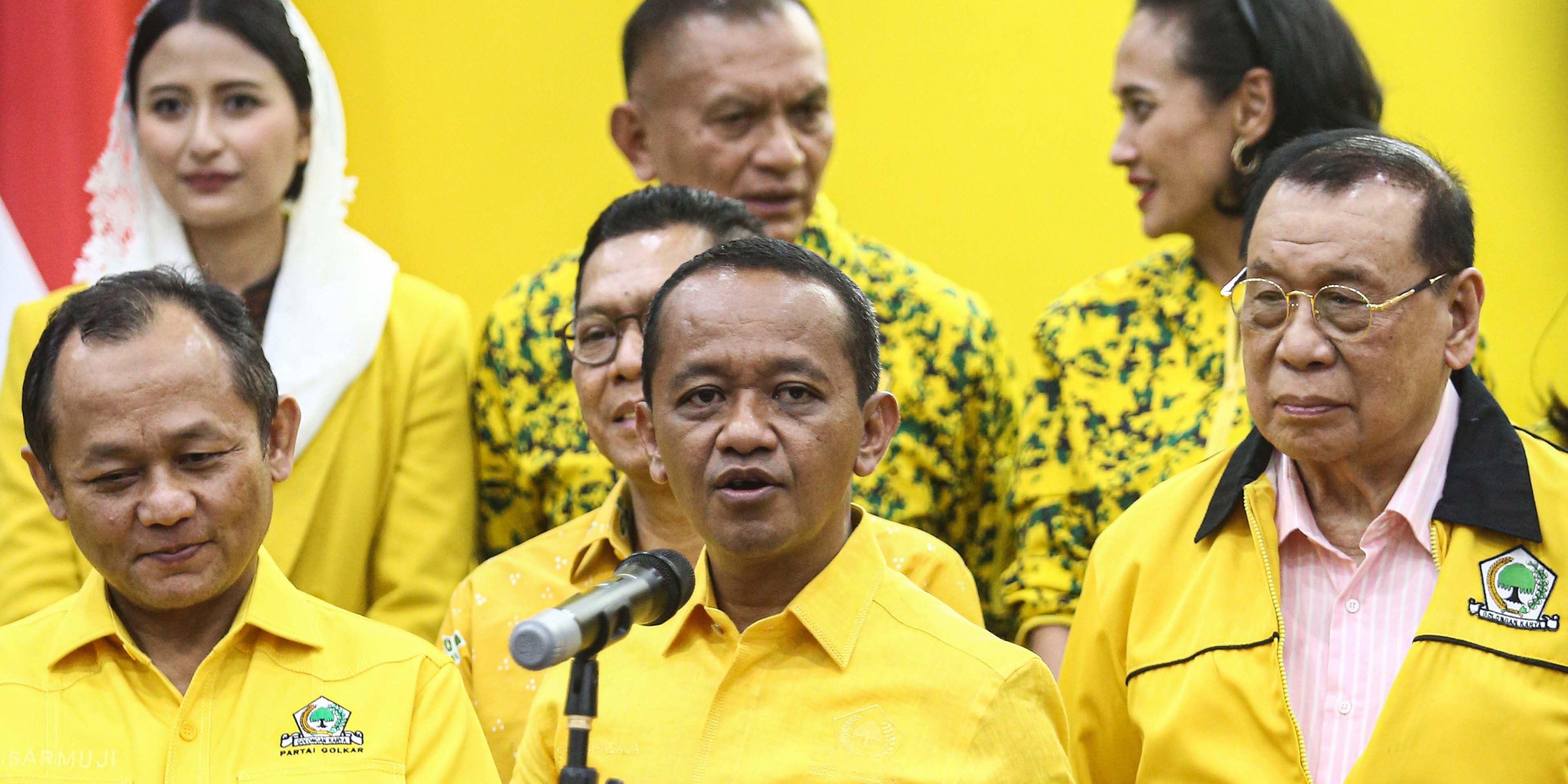 VIDEO: Ini Susunan Lengkap Pengurus Baru Golkar Diumumkan Bahlil, Ada Jokowi & Gibran?