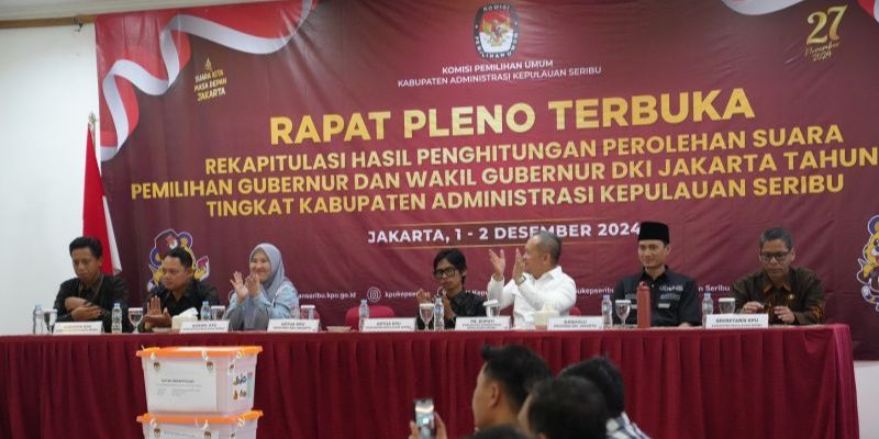 Rekapitulasi Pilkada Jakarta: Pramono-Rano Menang Telak di Kepulauan Seribu