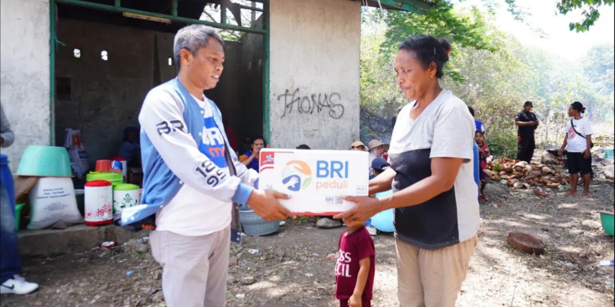 BRI Peduli Salurkan Bantuan Makanan Hingga Perlangkapan Bayi Korban Gunung Lewotobi Laki-Laki