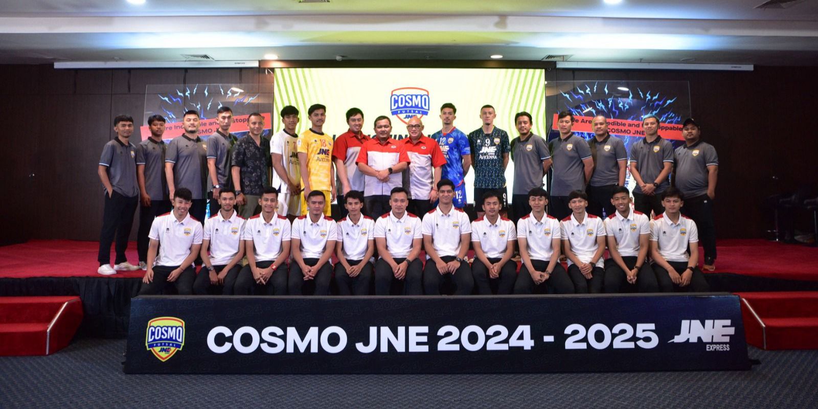 Hadapi Liga Futsal Profesional, Cosmo JNE FC Luncurkan Jersey Baru dan Datangkan Pemain dari Jepang