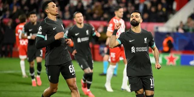 FOTO: Tumbangkan Girona Lewat Gol Tunggal Salah, Liverpool Makin Digdaya di Liga Champions