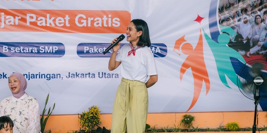 Salut! Potret Andien Aisyah Buka Sekolah Gratis di Tengah Tumpukan Sampah Daerah Rawa Bebek Tuai Banyak Pujian