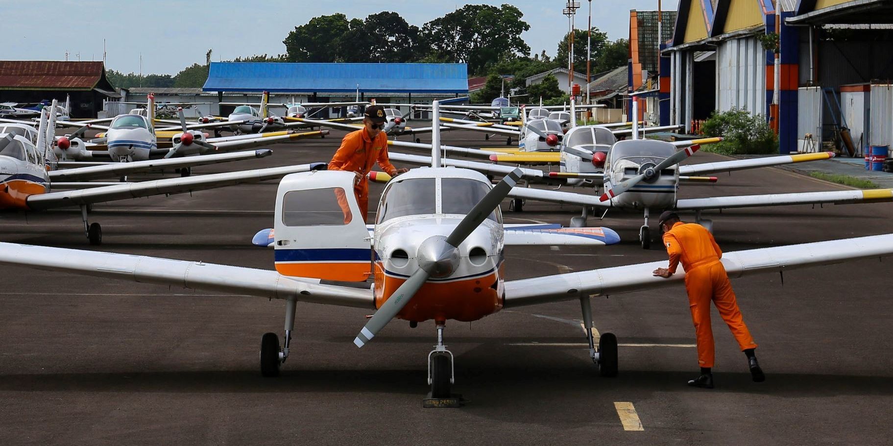 FOTO: Mengintip Sekolah Pilot di PPI Curug Tangerang