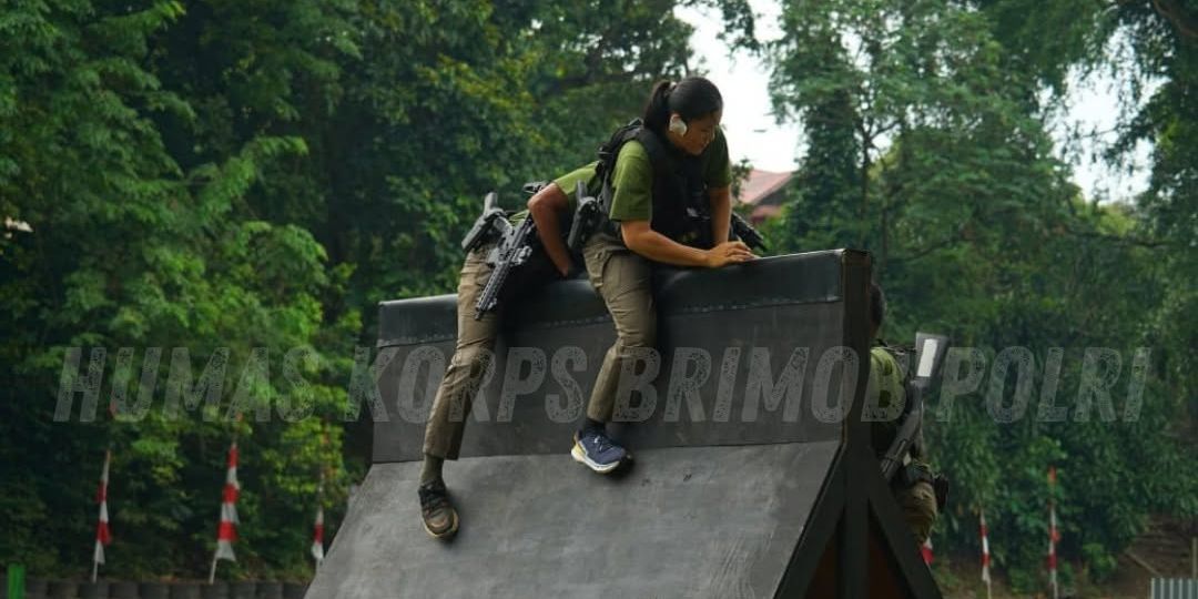 Sosok Bripda Stefanie Sinaga, Satu-Satunya Polwan Taklukan Brimob Challange Saingannya Para Polisi