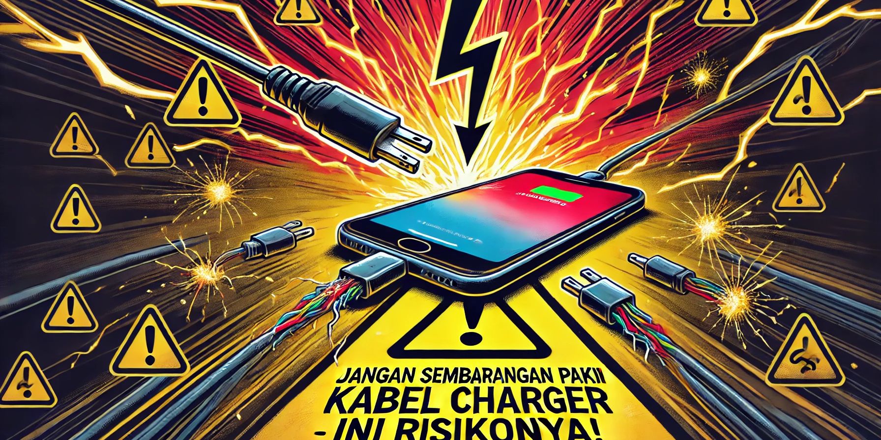 Jangan Sembarangan Pakai Kabel Charger, Ini Risikonya