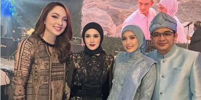 6 Potret Cantik Anggun Reisa Broto Asmoro Kondangan Pernikahan Putri Zulhas, Datang Bareng Suami yang Jarang Tersorot Kamera