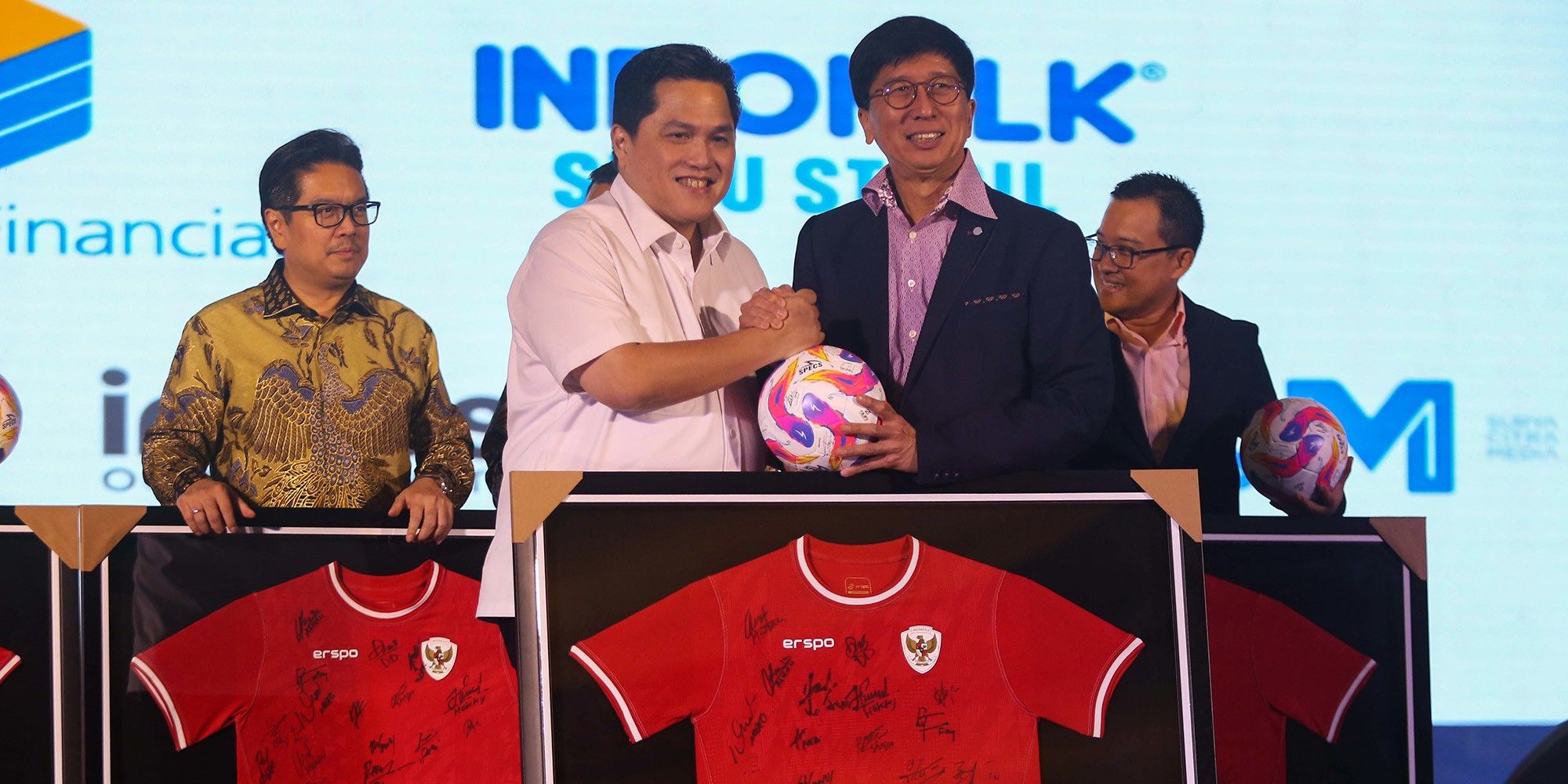 FOTO: Momen EMTEK Group Kembali Ditunjuk Jadi Official Broadcaster Timnas Indonesia Semua Level Usia pada 2025