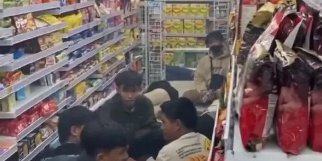 Viral Kelakuan Komunitas CB Makan & Tiduran, Polisi Nganjuk Belum Terima Aduan dari Minimarket