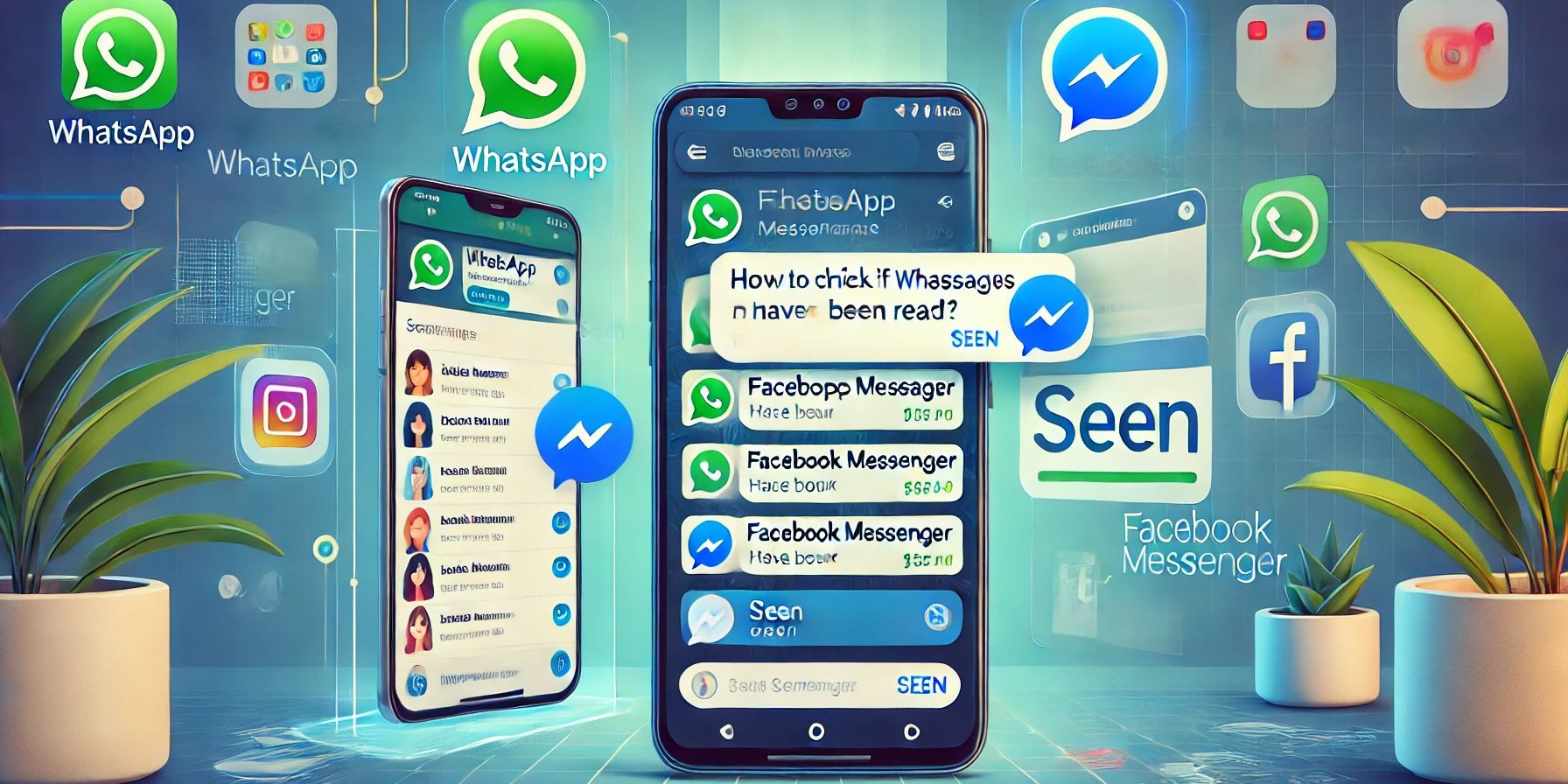 Cara Mengecek Pesan di WhatsApp dan Facebook Mesengger sudah Dibaca Pakai Android