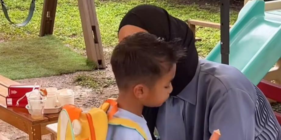 Lama Tak Jumpa, Kiano Anak Baim Wong Langsung Cium Paula Verhoeven saat Bertemu di Sekolah