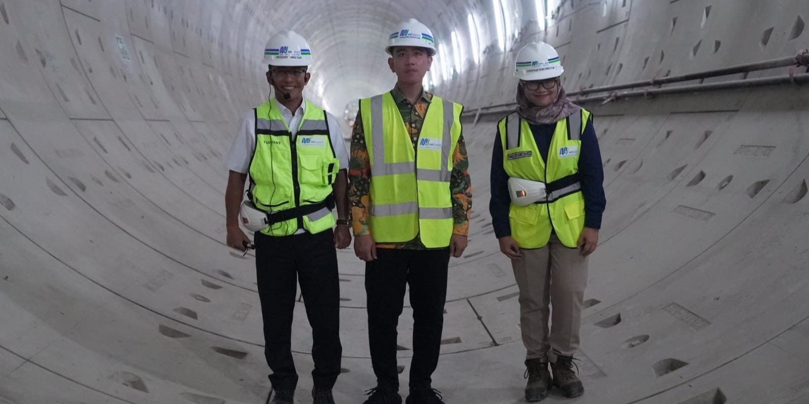 Gibran Harap Proyek MRT Jakarta Fase 2A Glodok-Kota Selesai Tepat Waktu