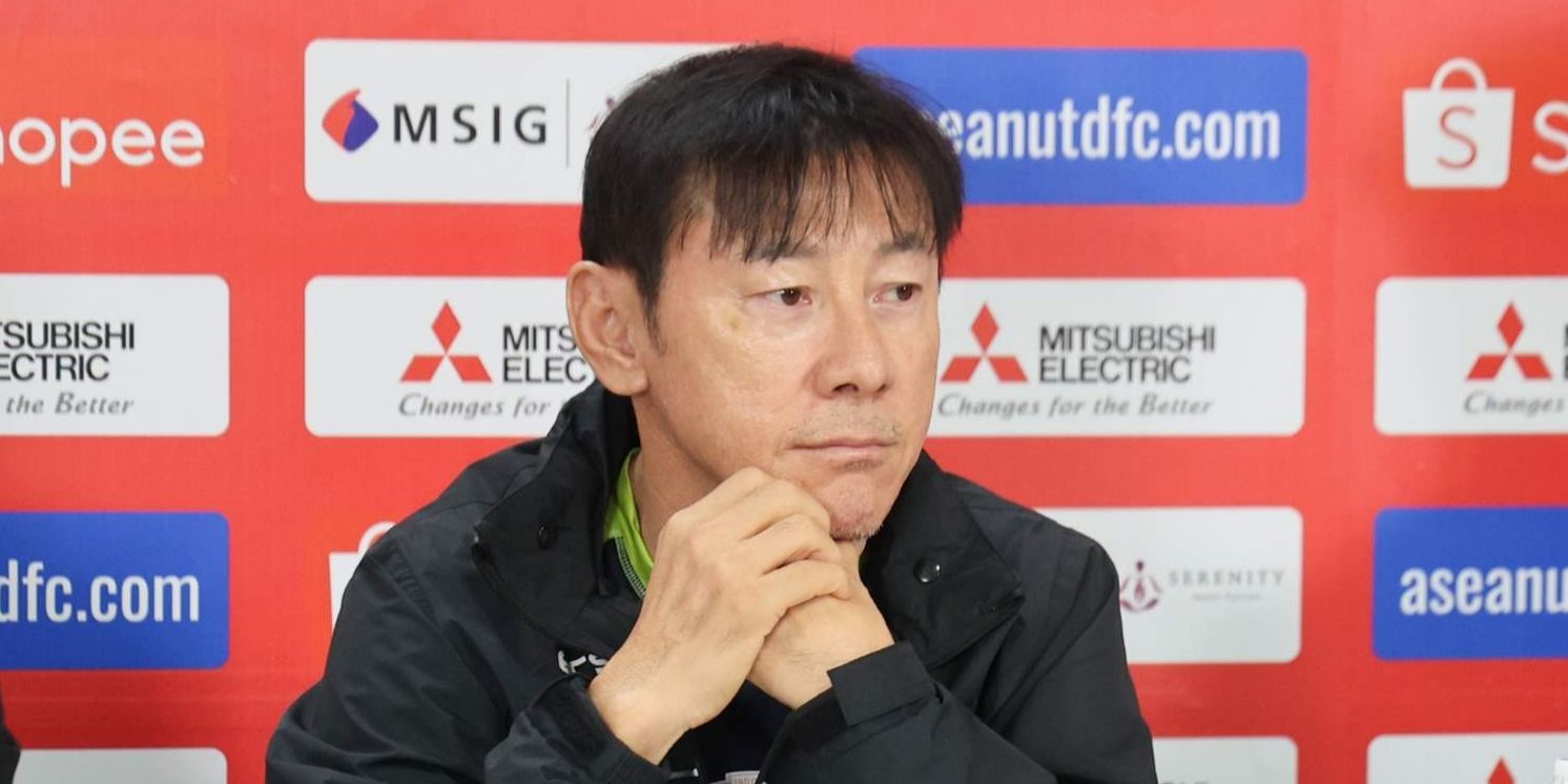 FOTO: Ekspresi Shin Tae-yong Pastikan Timnas Indonesia Mati-Matian Hadapi Filipina di Piala AFF 2024