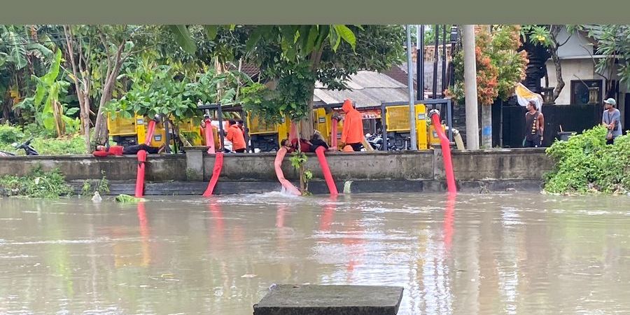 12 Titik di Bali Terendam Banjir Akibat Saluran Air Tak Mampu Tampung Curah Hujan Tinggi