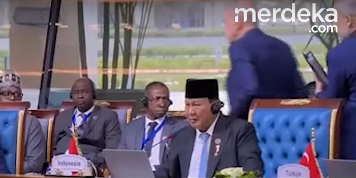 Momen Presiden Turki Erdogan Walk Out Saat Prabowo Pidato soal Palestina di KTT D-8