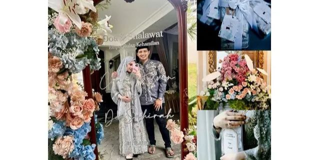 6 Potret Momen Bahagia Chand Kelvin dan Istri di Acara Tasyakuran 4 Bulan Kehamilan dan Gender Reveal