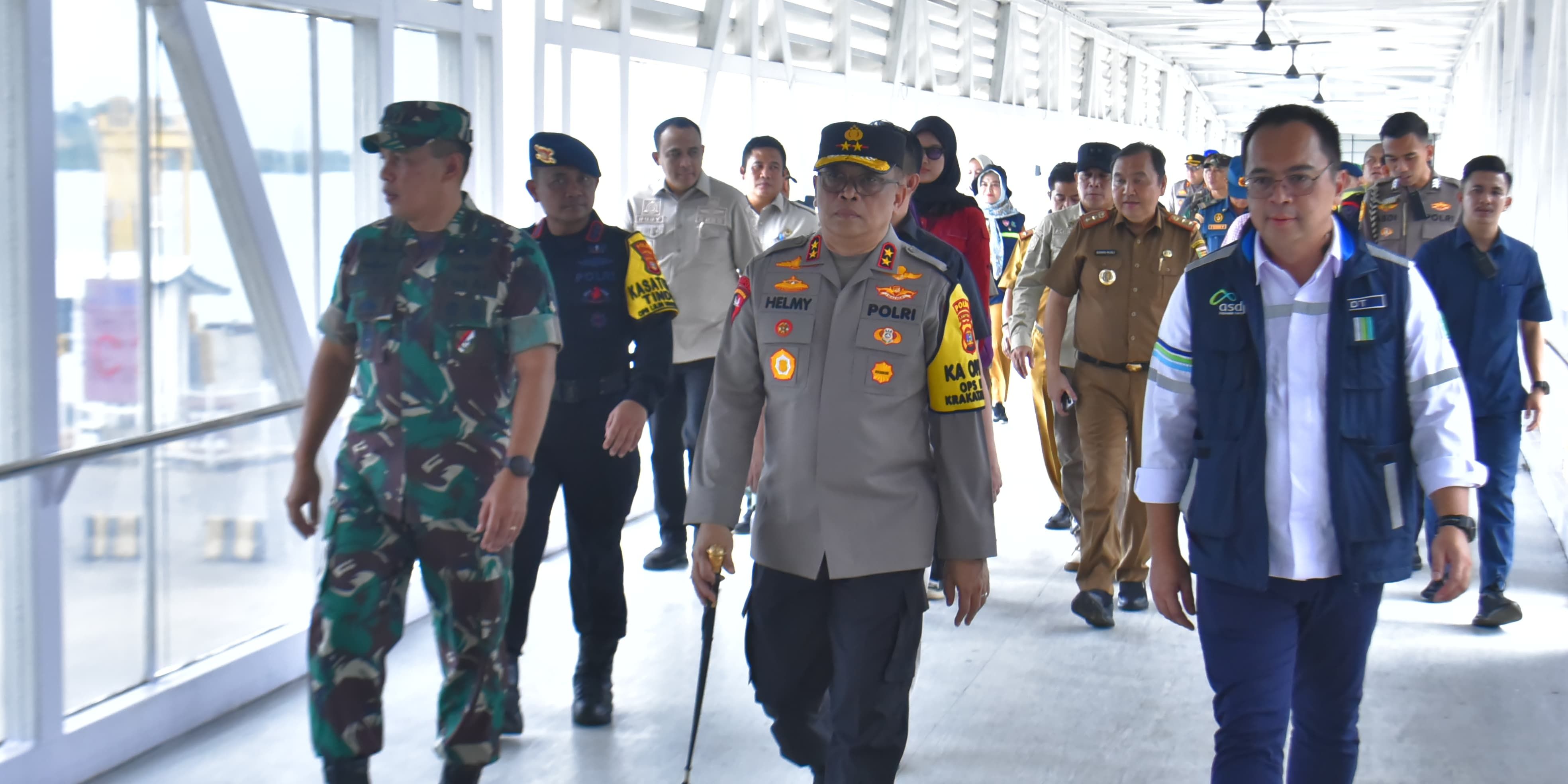 Kapolda Lampung Pastikan Pengamanan Maksimal di Pelabuhan Bakauheni Jelang Puncak Arus Mudik Nataru