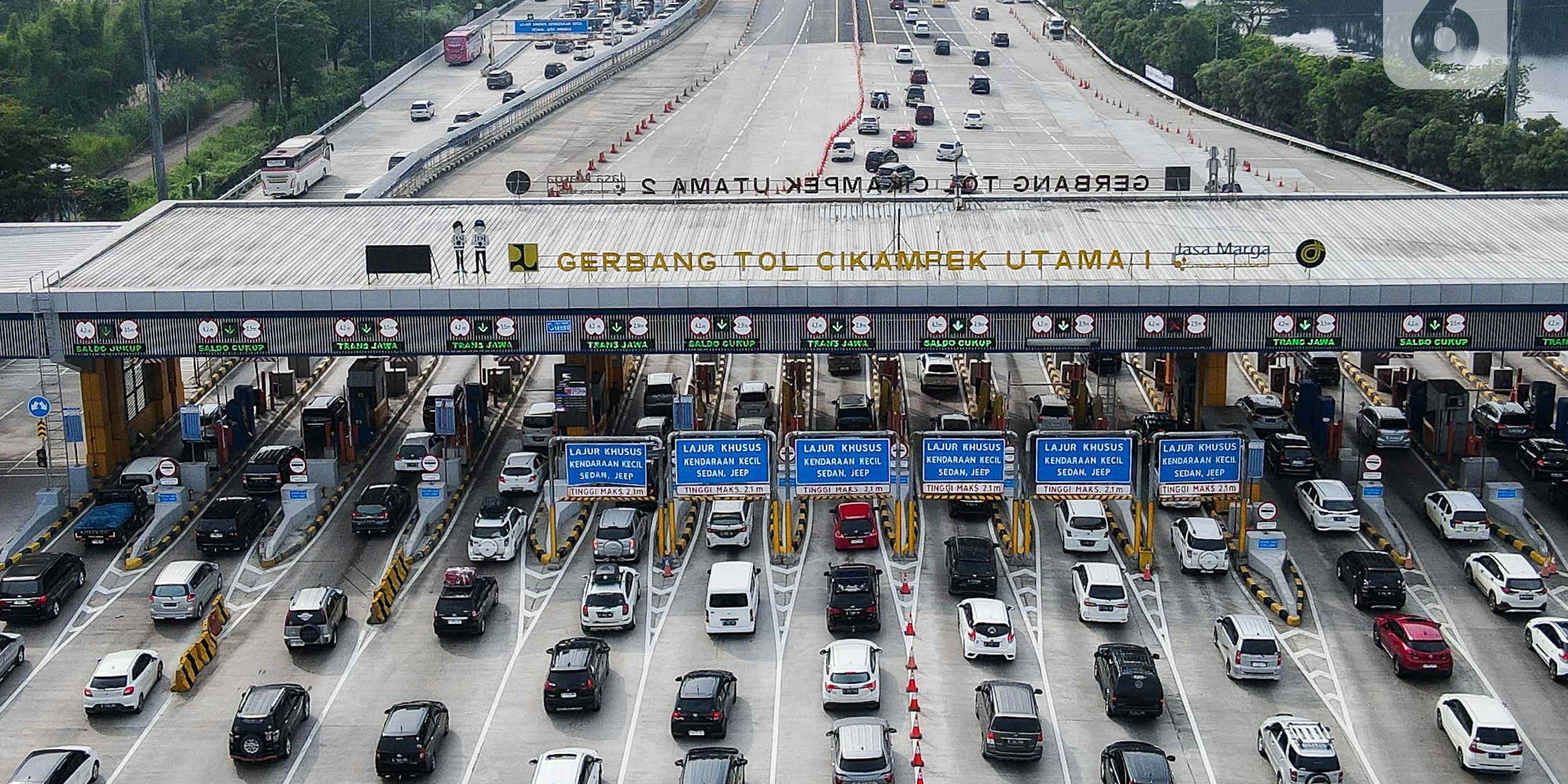 Jelang Puncak Tahun Baru, Kendaraan Masuk Jakarta Mulai Meningkat