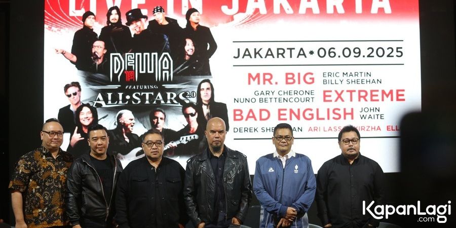 Potret Dewa 19 Resmi Nyatakan Konser di GBK Akan Diundur Demi Laga Timnas Indonesia Vs Bahrain