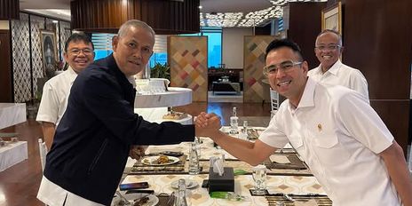 Potret Raffi Ahmad Diskusi Bareng Anggito Abimanyu Wakil Menteri Keuangan, Dijuluki Utusan Khusus Presiden Paling Sibuk