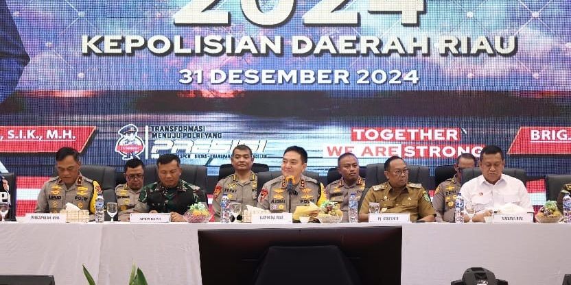 Pj Gubernur Riau Apresiasi Polda Riau yang Sukses Tekan Gangguan Kamtibmas 2024