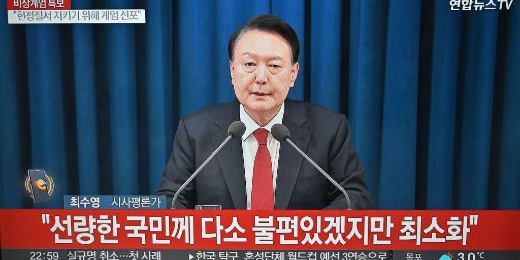 Presiden Korea Selatan Yoon Suk Yeol Umumkan Status Darurat Militer, Pertama Kali Setelah 44 Tahun