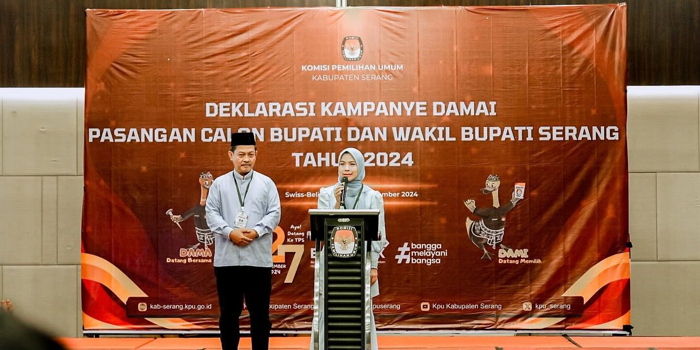 Istri Yandri Tumbangkan Anak Atut di Pilkada Serang 2024: Ratu Zakiyah 598.654 Suara, Andika 254.494 Suara