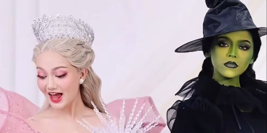 Nanda Arsyinta dan Jharna Bhagwani Cosplay Jadi Glinda vs Elphaba di Sesi Pemotretan, Tampilannya Full Estetik