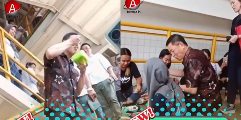 Dikenal Tajir Melintir, Sosok Bos Perusahaan Besar ini Tertangkap Kamera Tak Gengsi Makan Bekal Bekas Anak Buah