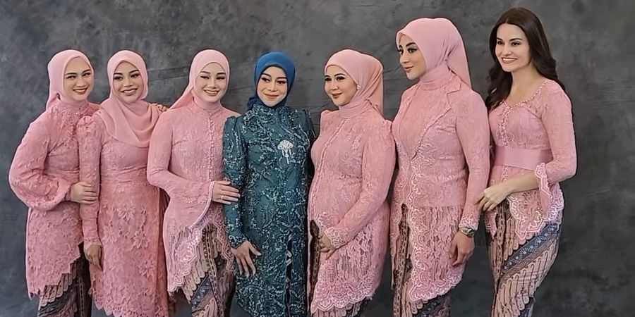 Potret Geng Mamayu Kompak Hadir Pakai Kebaya Pink di Gender Reveal Lesti Kejora, Cantik dan Anggun Semua