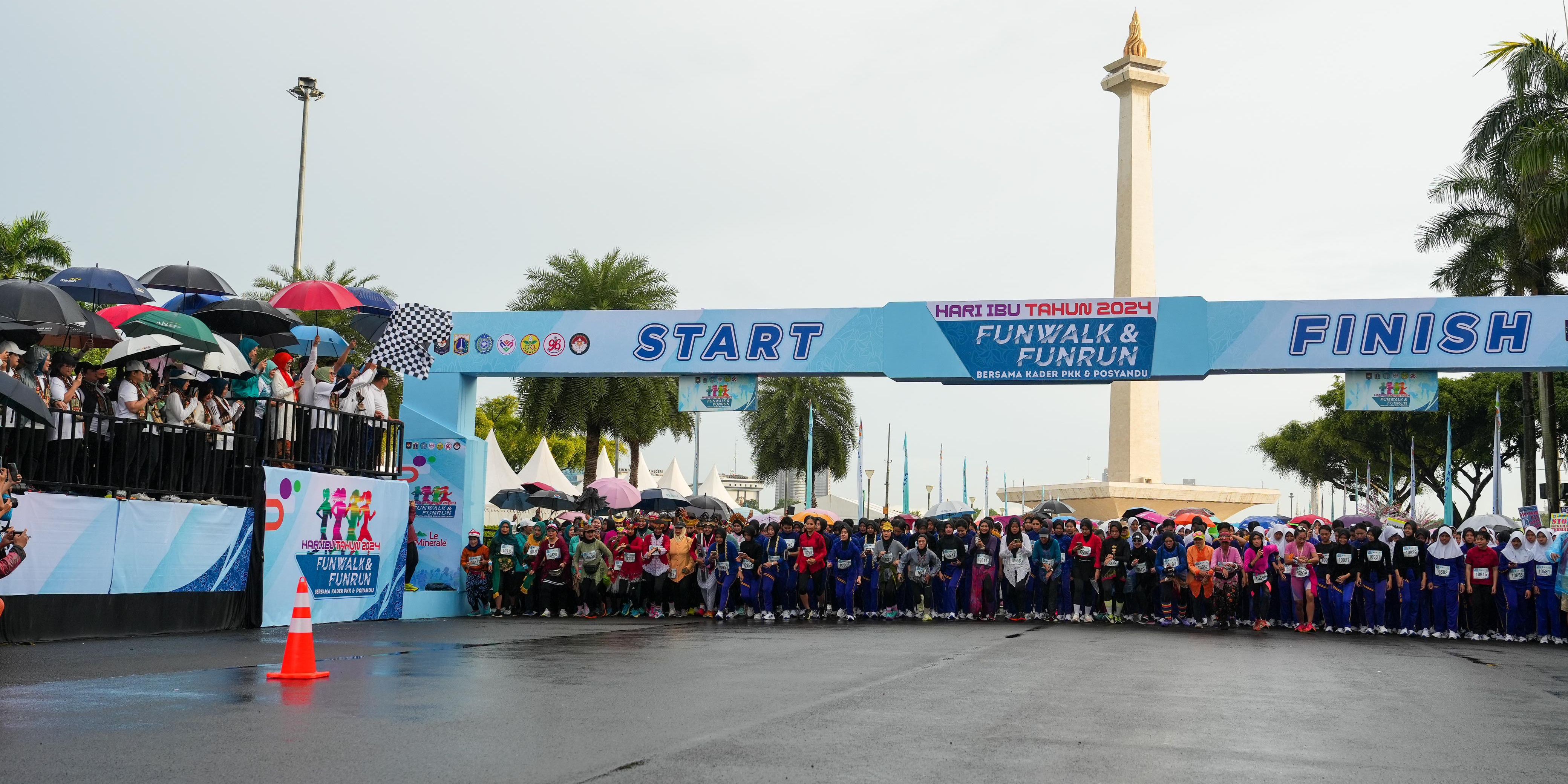 Peringati Hari Ibu 2024, TP PKK Pusat Gelar Fun Run dan Fun Walk