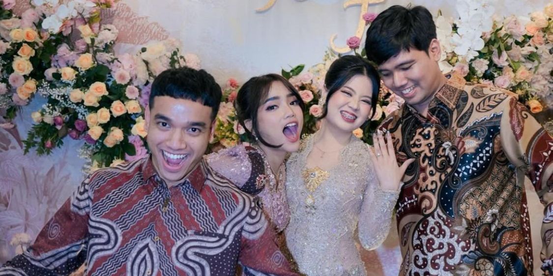 Potret Cantik Fuji di Acara Tunangan Frans Faisal dan Indah, Elegan Dalam Balutan Kebaya Ungu Ramai Dipuji