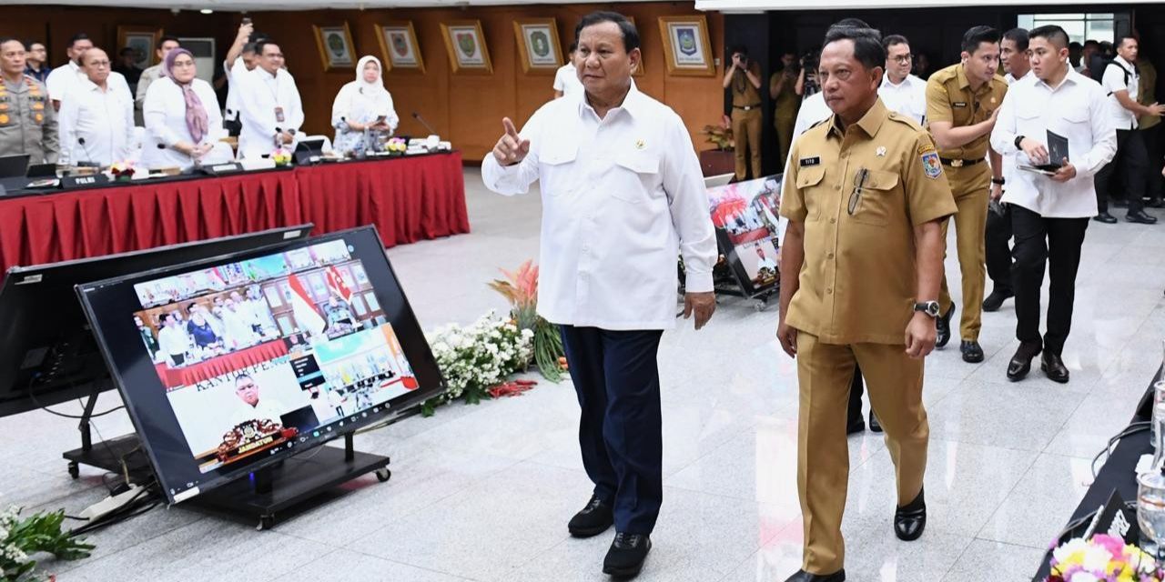 Prabowo Minta Kemendagri Lanjutkan Mekanisme Pengendalian Inflasi Tingkat Daerah