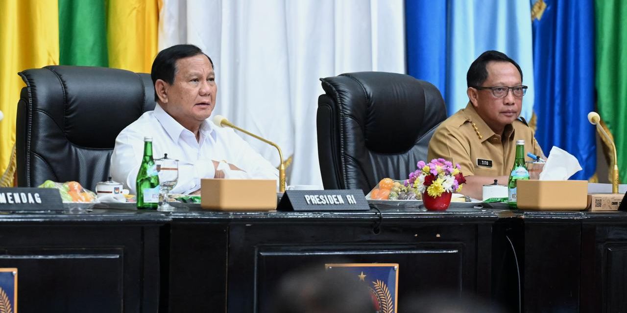 Prabowo Minta Mendagri Terus Gelar Rakor Mingguan Pengendalian Inflasi Daerah