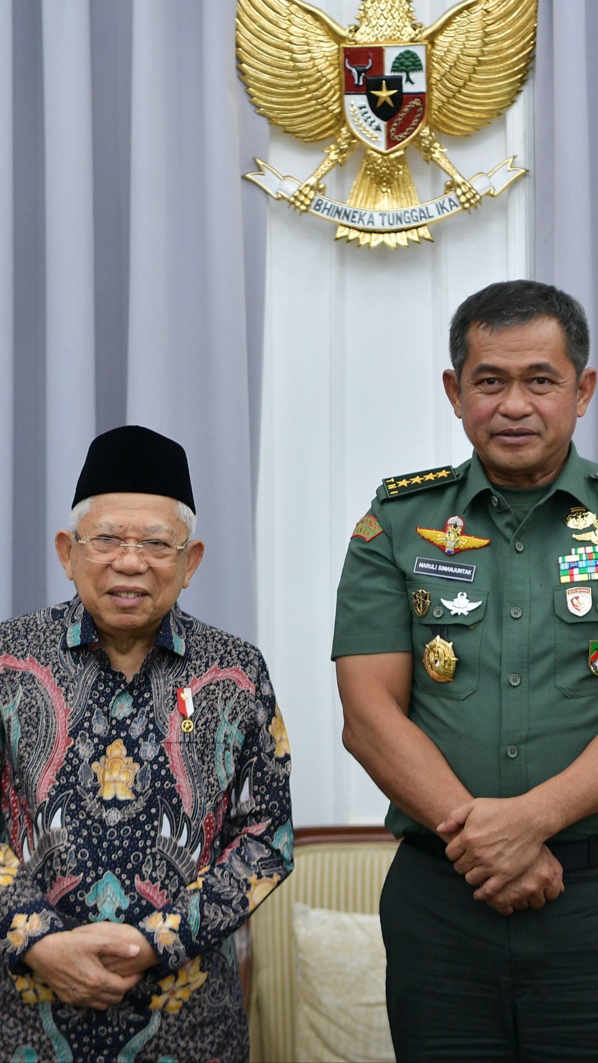 Arahan Tegas Wapres Ma’ruf Amin untuk Jenderal Maruli Jelang Pilpres 2024