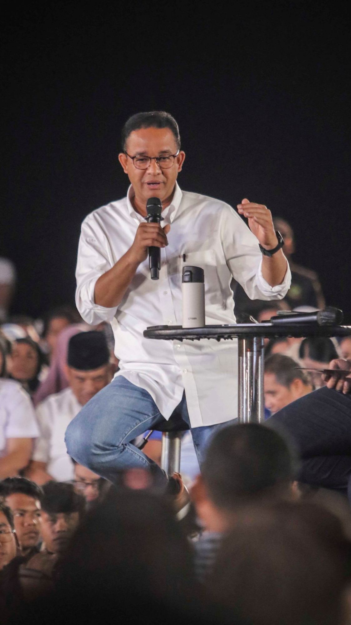 Anies ke Pendukungnya saat Hari Pencoblosan 14 Februari: Harus Hati-Hati, Jaga Suara Kita