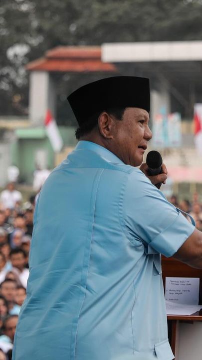 VIDEO: Momen Prabowo Nyanyi Lagu 'Maju Tak Gentar', Teriak Sampai Suaranya Serak