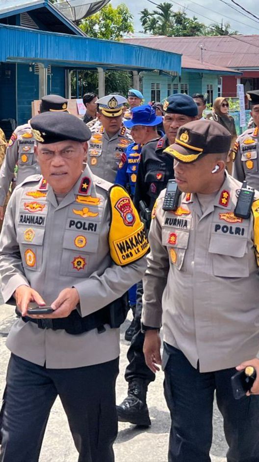 Wakapolda Riau Supervisi Kesiapan Pengamanan TPS di Meranti