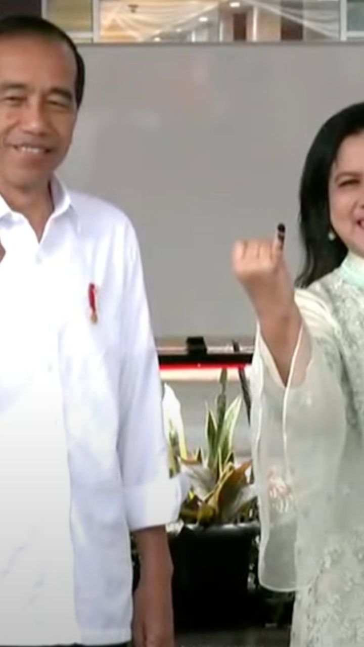 VIDEO: Reaksi Jokowi dan Ibu Iriana Ditanya Doa untuk Gibran di Hari Pencoblosan