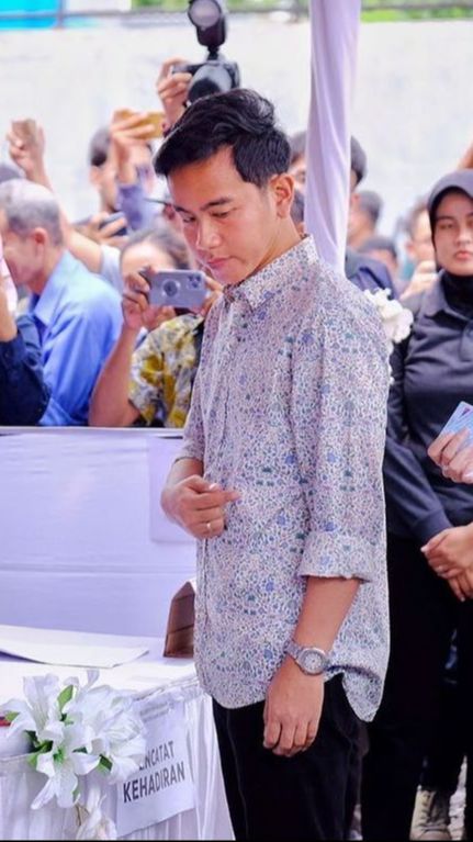 Gibran Menang Telak di TPS Sendiri, Disusul Ganjar dan Anies