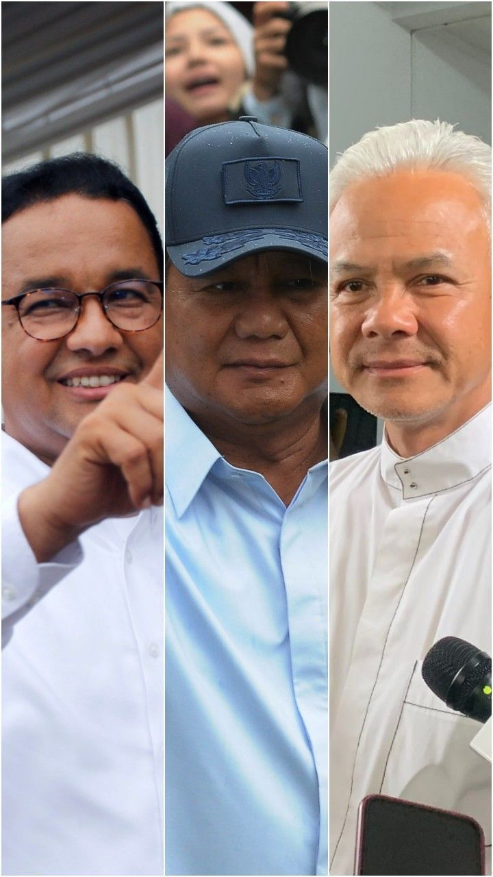 Quick Count Litbang Kompas 50,95% Suara Masuk: Anies 25,24%, Prabowo 58,29%, Ganjar 16,46%