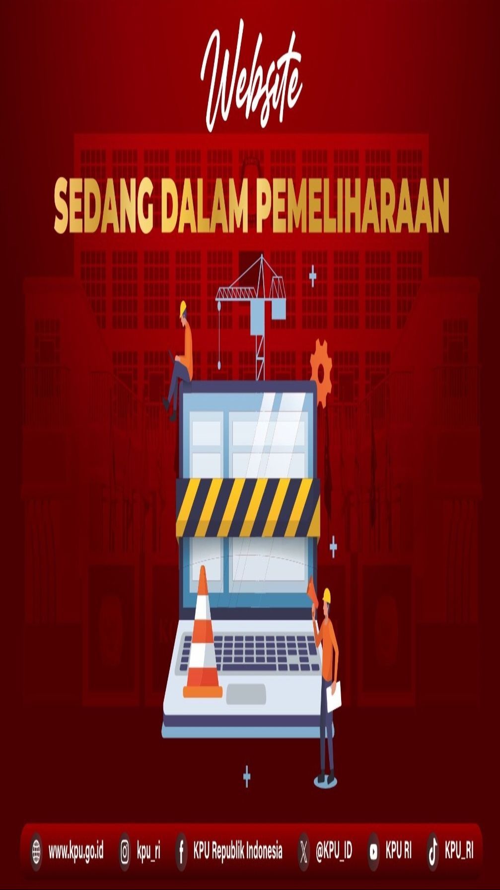 Website KPU Down di Hari Pencoblosan, Begini Respons KPU