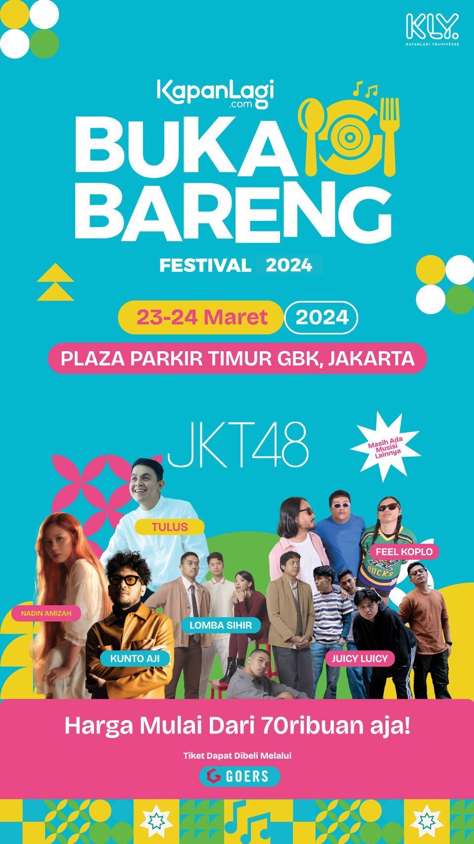 Line-up Seru di Acara Kapanlagi Buka Bareng Festival 2024