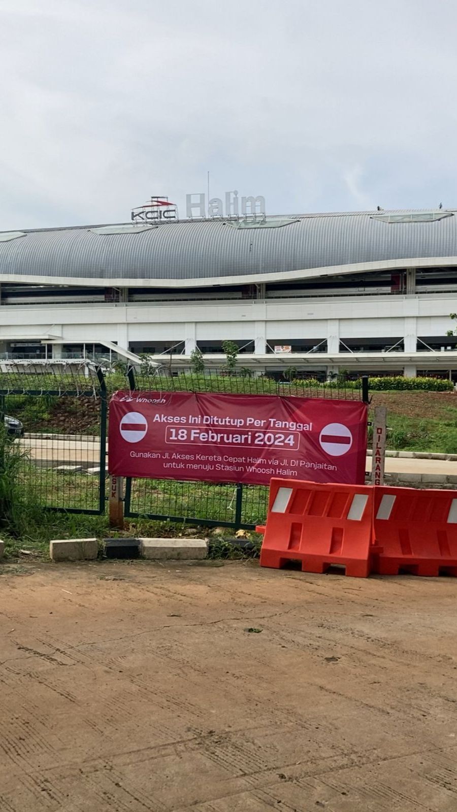 Akses Tol Menuju Stasiun Kereta Cepat Halim Ditutup Permanen Mulai 18 Februari, Ini Jalur Alternatifnya