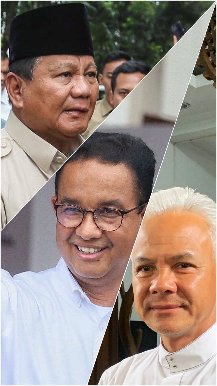 Real Count 54,91% Suara Masuk: Anies 24%, Prabowo 57%, Ganjar 18%