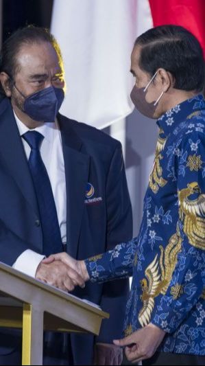 Satu Jam Bertemu di Istana, Ini yang Dibahas Jokowi dan Surya Paloh