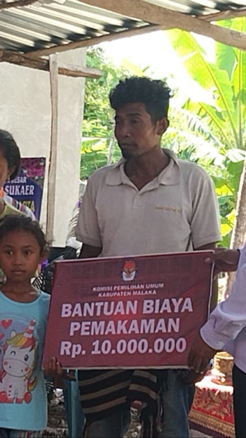 Ahli Waris Ketua KPPS di Malaka Tengah NTT Meninggal Usai Kawal Pemilu Dapat Santunan Rp46 Juta