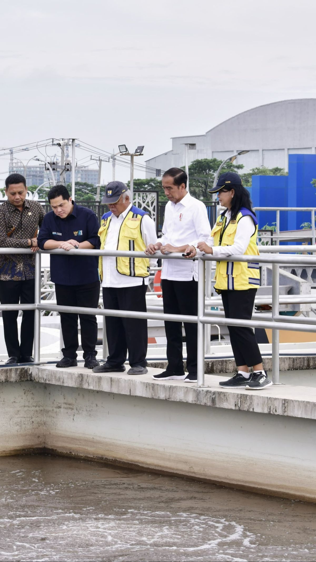 Jokowi Resmikan IPAL Losari Senilai Rp1,2 Triliun, Berharap Masyarakat Peduli Lingkungan