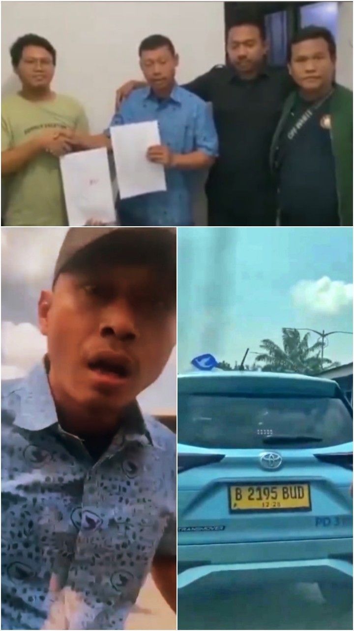 Aksi Sopir Blue Bird Marah-Marah Hingga Ludahi Pengemudi Mobil Lain